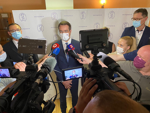 Minister zdravotníctva Marek Krajčí predstavil nového riaditeľa Fakultnej nemocnice J.A. Reimana v Prešove