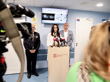 Ministerka zdravotníctva uviedla do prevádzky moderné angiografické pracovisko v UNB