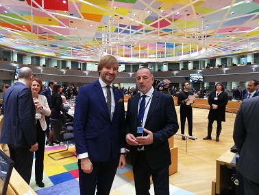 Štátny tajomník MZ SR Stanislav Špánik s českým ministrom zdravotníctva Adamom Vojtěchom 