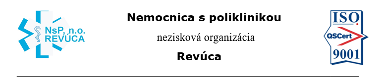 Logo Nemocnica s poliklinikou, n.o. Revúca Logo Nemocnica s poliklinikou, n.o. Revúca